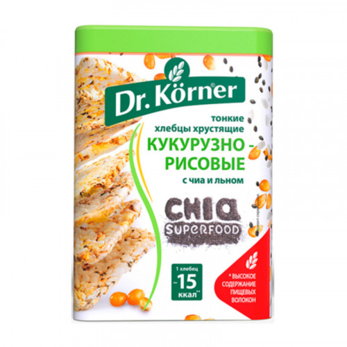Хлебцы Dr. Korner с чиа и льном