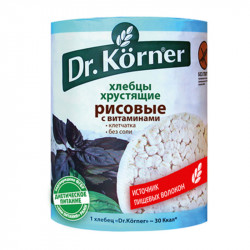 Хлебцы Dr. Korner рисовые с витаминами