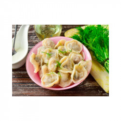 Пельмени с тофу и грибами