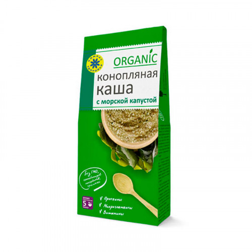 Каша конопляная с ламинарией
