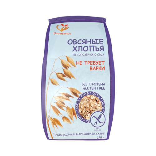 Овсяные хлопья без глютена, не требующие варки