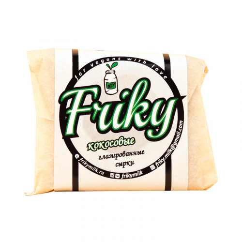 Растительный глазированный сырок кокосовый Friky
