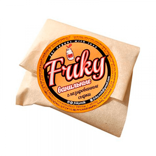 Растительный глазированный сырок ванильный Friky