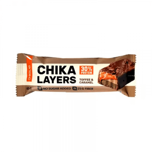 Протеиновый батончик Тоффи и карамель Chika Layers