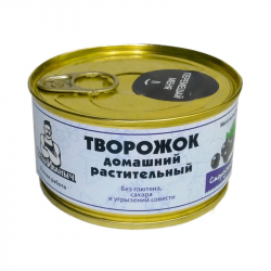 Творожок растительный с черникой