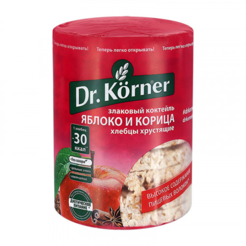 Хлебцы Dr. Korner яблоко и корица